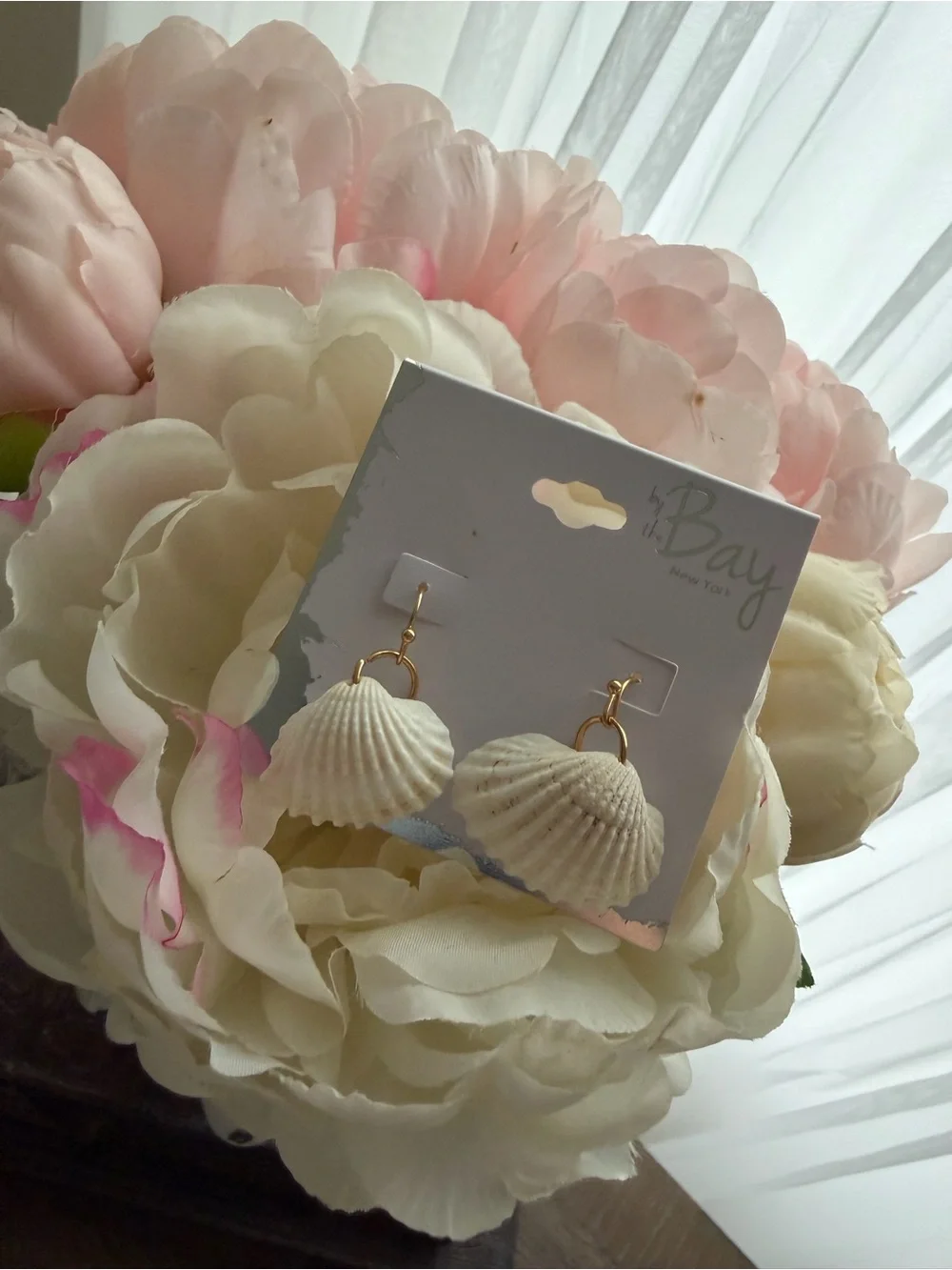Seashell earrings